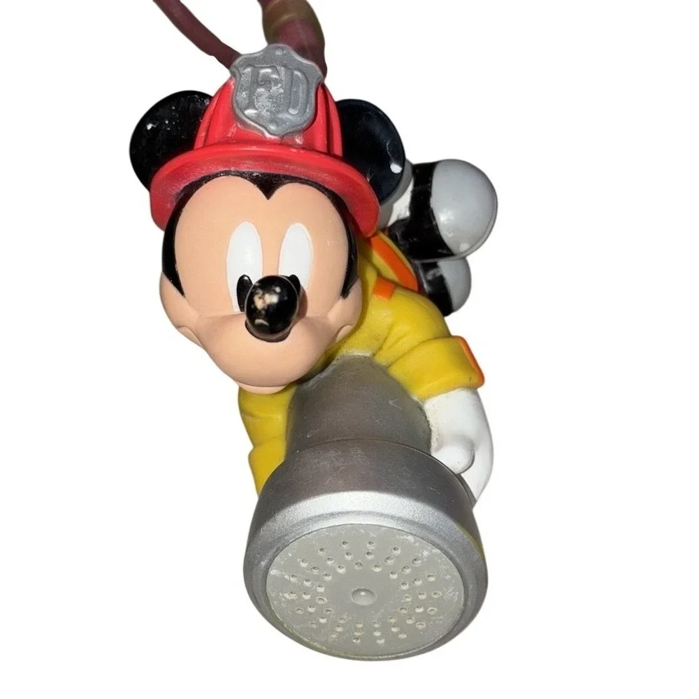 Disney Home Mickey Mouse Fireman Child's Shower Head‎ Bath Hose 2002 Vintage